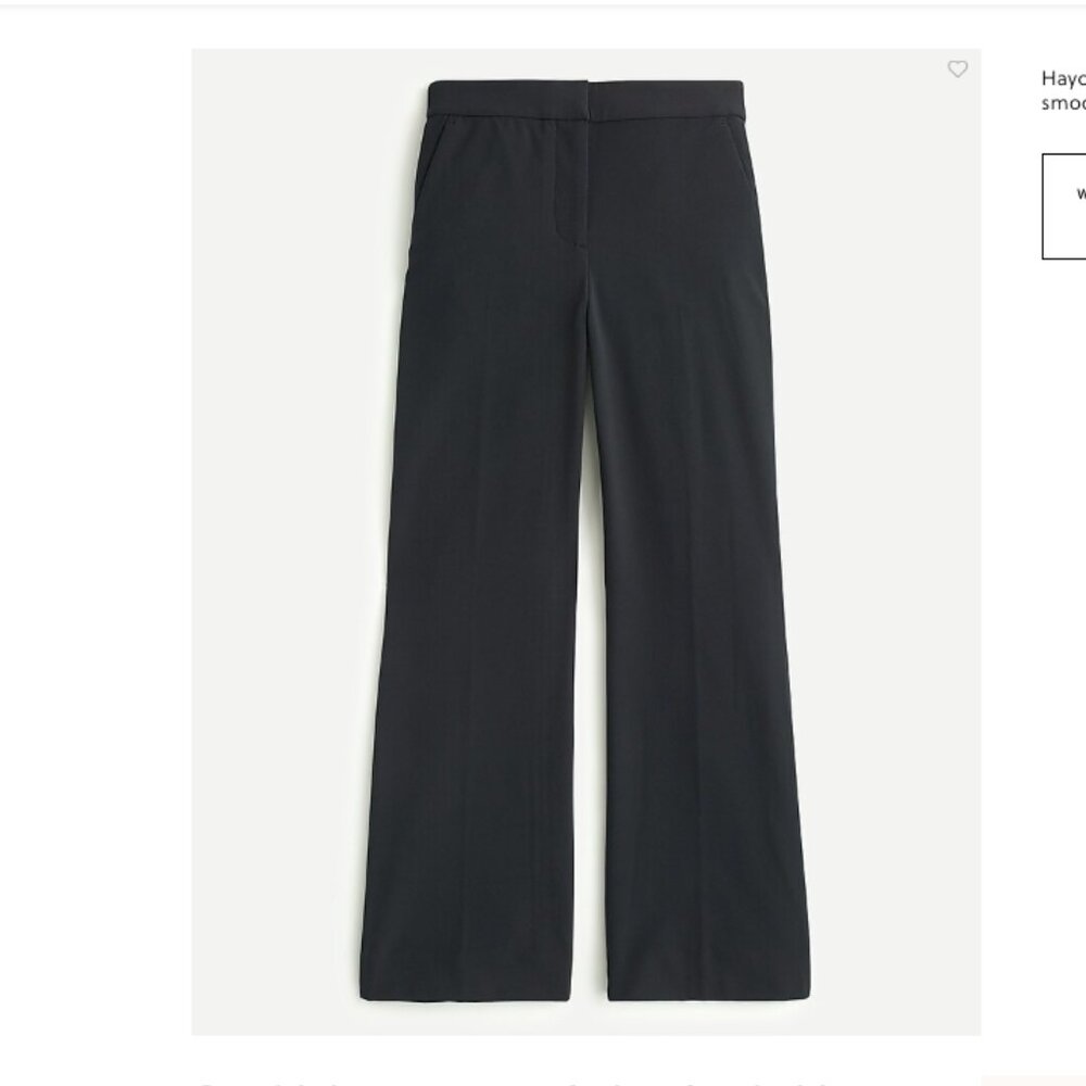 Hayden Kickout Crop Pant in Smooth-Stretch Twill (Size 4)
